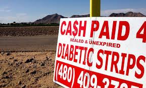 Selling Diabetes Test Strips For Cash