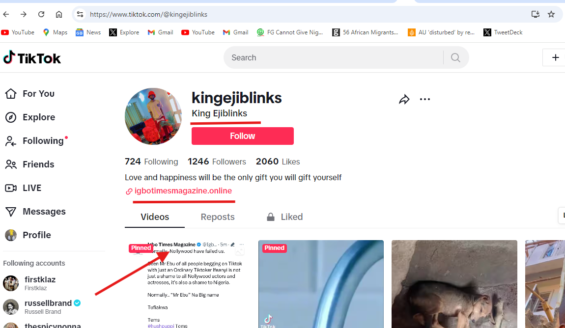 The Face behind IgbotimesMagazine, dodgy website notorious for spreading separatist, Russian disinformation