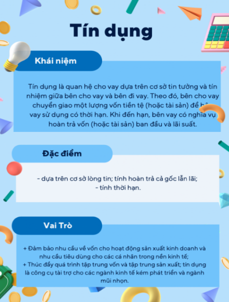 Giải bài 9 Tín dụng và vai trò của tín dụng