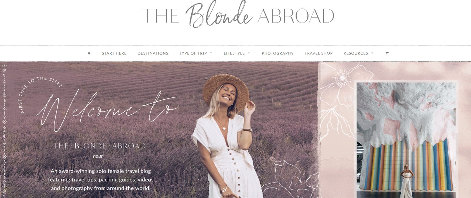 The Blonde Abroad - one of the good examples of blogs