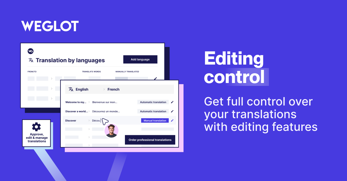 Weglot offers editing control