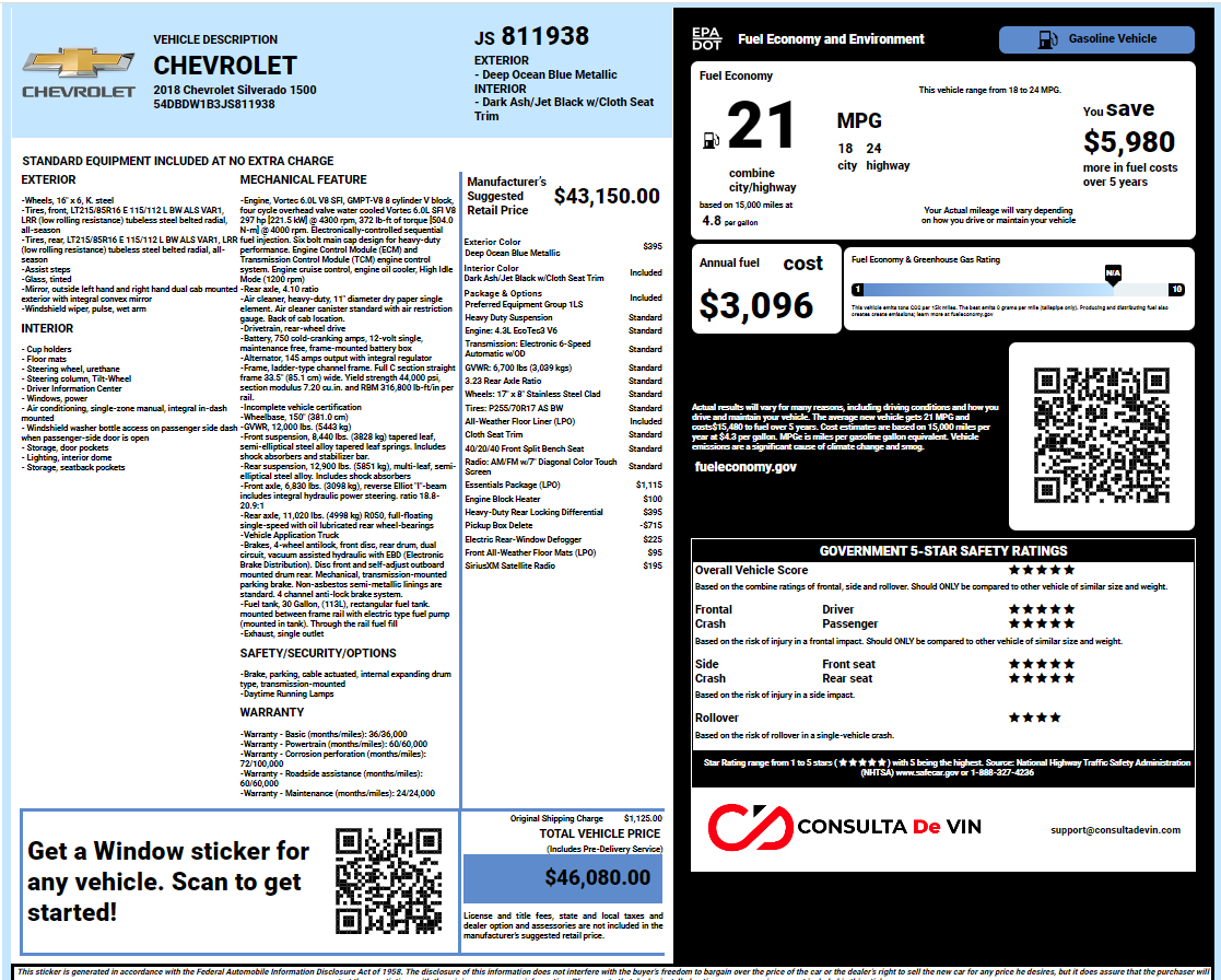 What are classic car build sheet or window sticker.jpg