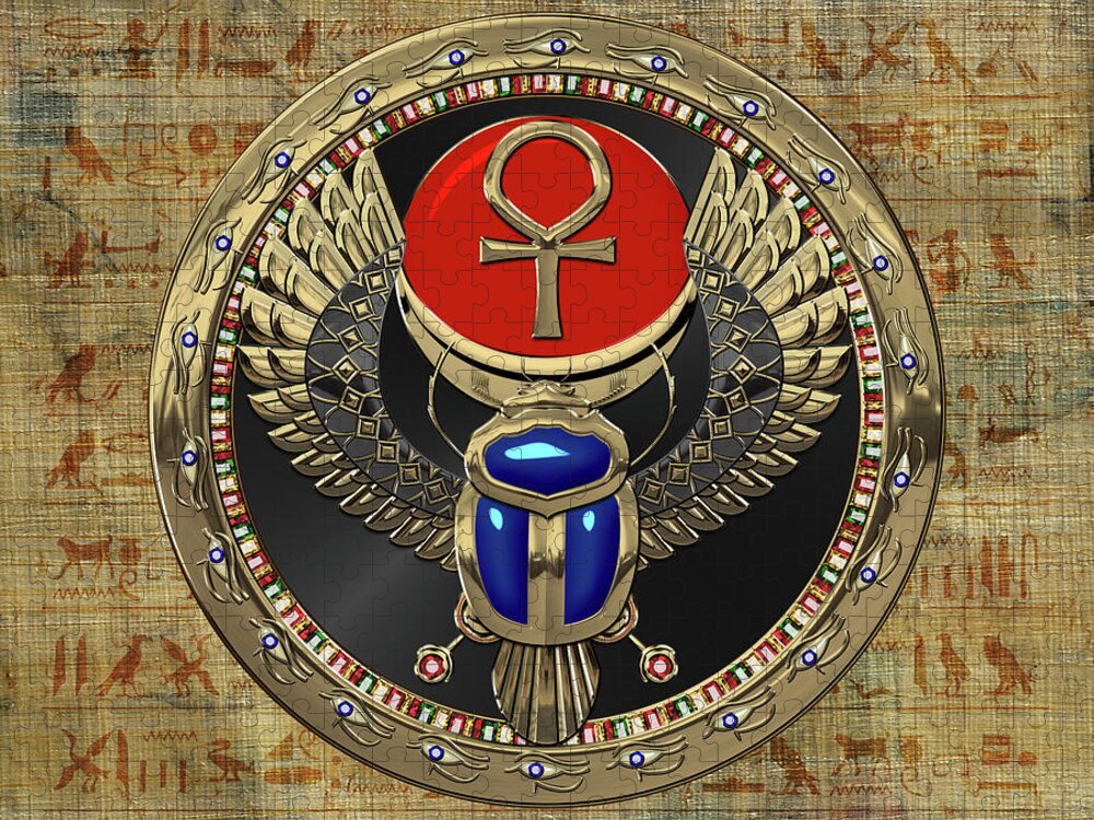 Why Is There a Scarab on the Ankh Papyrus?