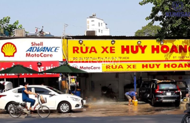 Dịch vụ rửa xe giá rẻ - Huy Hoàng