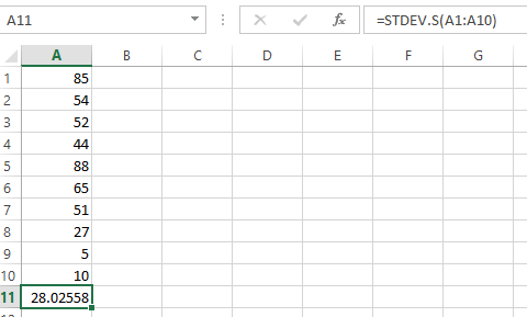 excel assignment for middle school students