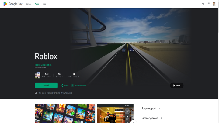 Download Roblox games