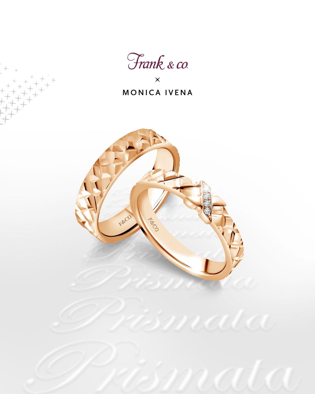 Love Poetry Collection Frank & co. x Monica Ivena, Prismata Couple Ring