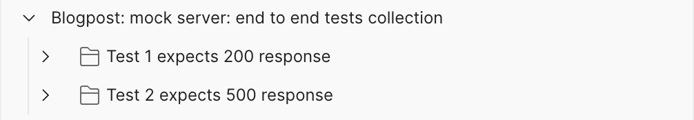 Create a folder for each test to make it clear and easier to maintain.