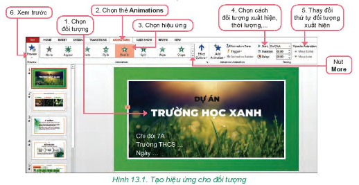 BÀI 13: THỰC HÀNH TỔNG HỢP: HOÀN THIỆN BÀI TRÌNH CHIẾU