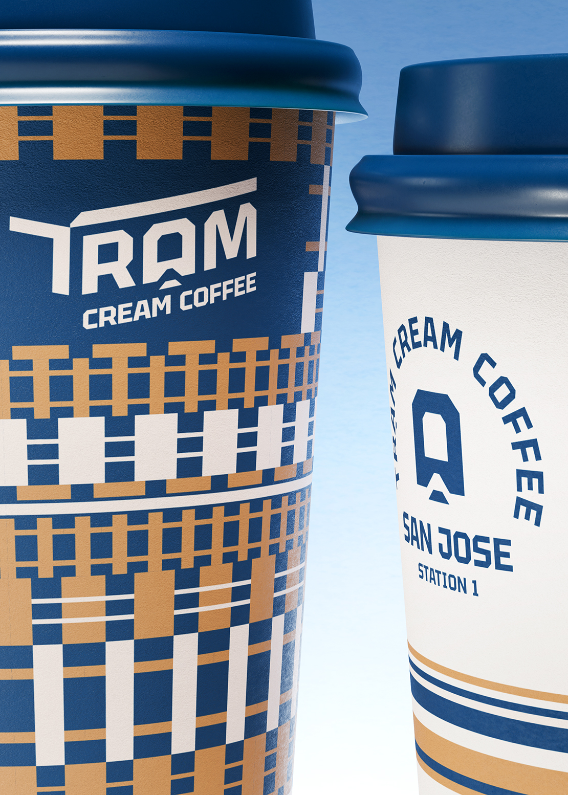 Image from the Tram Cream Coffee: A Journey in Branding & Packaging Designarticle on Abduzeedo