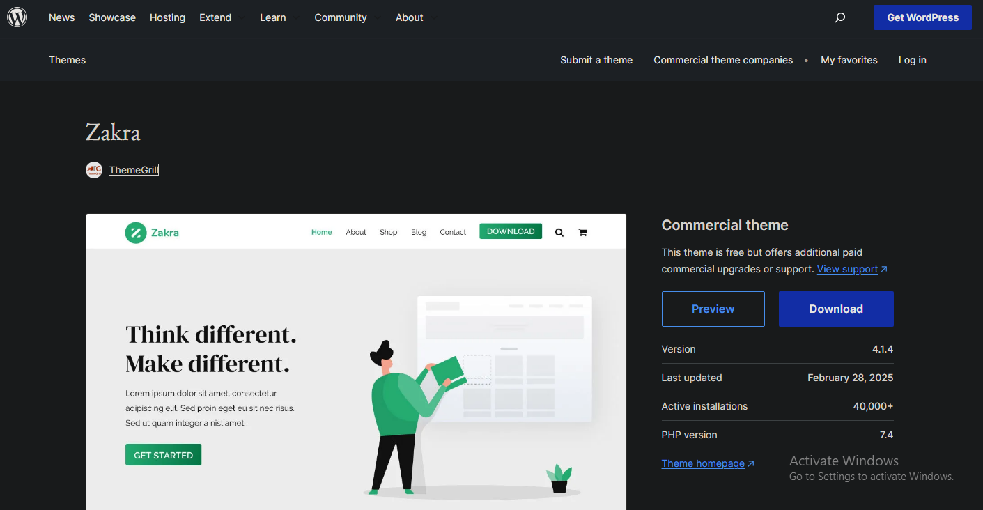 Zakra Best WordPress Blog Theme for Business Blogs 2025