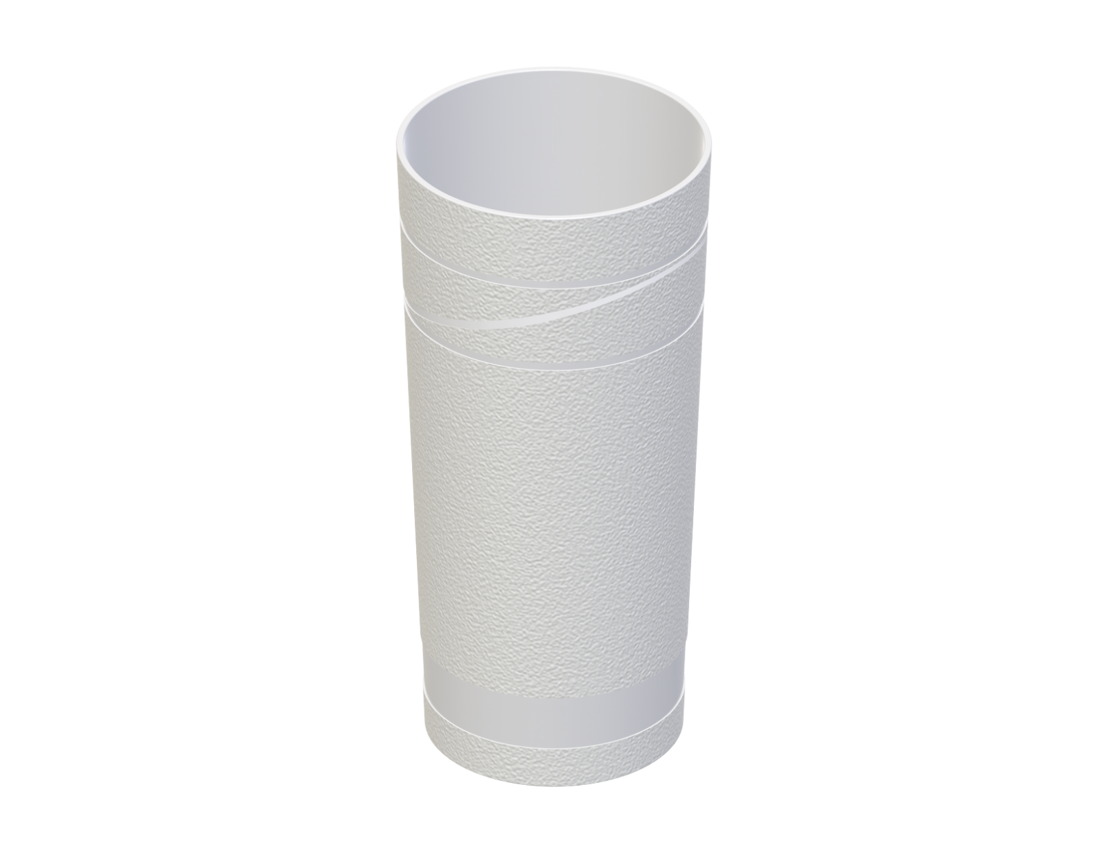 Large matte black or white orchid cylinder, 22cm tall and 10.3cm OD, designed for tall floral displays or layered arrangements