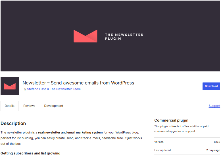 wordpress author mailing list plugin