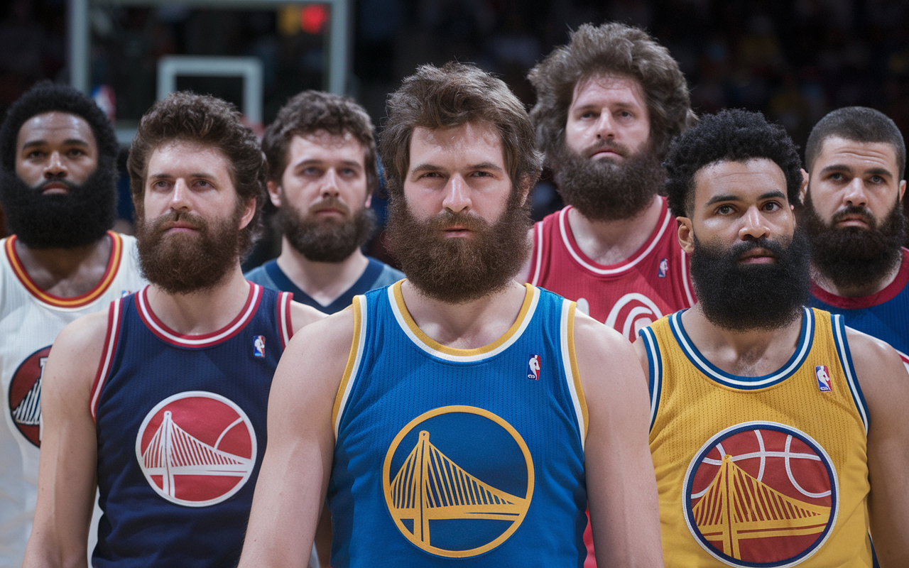 70s NBA Scraggly Beards