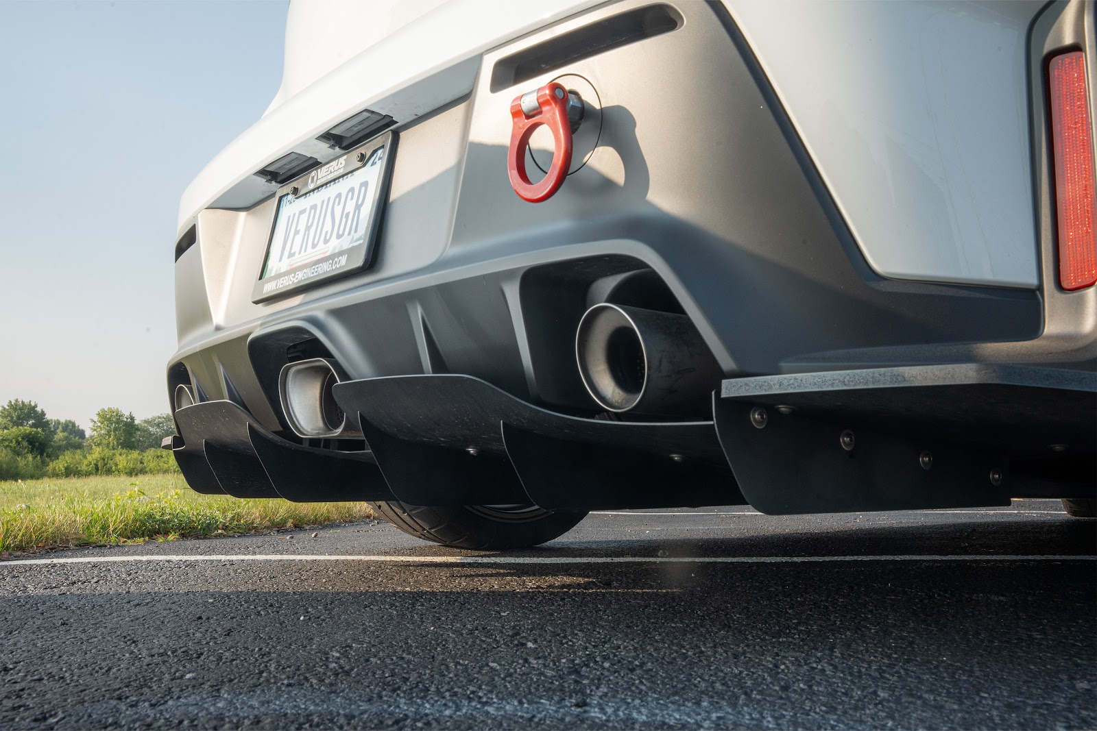 Verus Engineering diffuser on Toyota GR Corolla