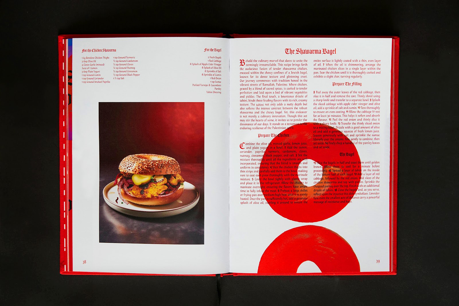 Image from the Blasphemy: A Radical Take on Editorial Design and Culinary Rebellion article on Abduzeedo