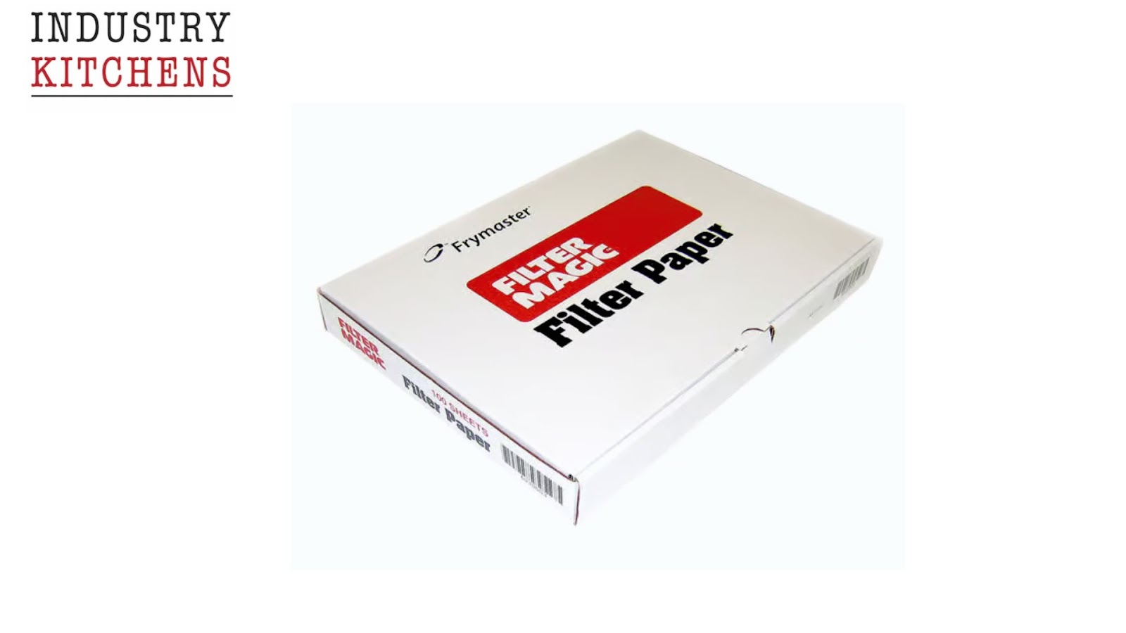 A box of Frymaster filter paper.