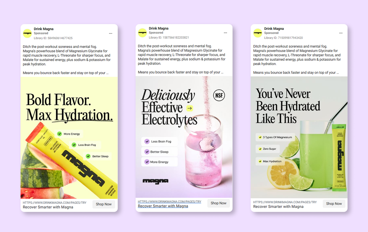 Facebook ads using color psychology