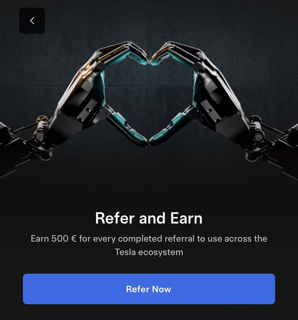 Tesla’s referral program.