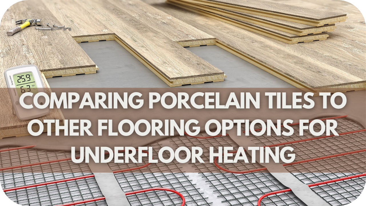 Comparing Porcelain Tiles to Other Flooring Options for Underfloor Heating