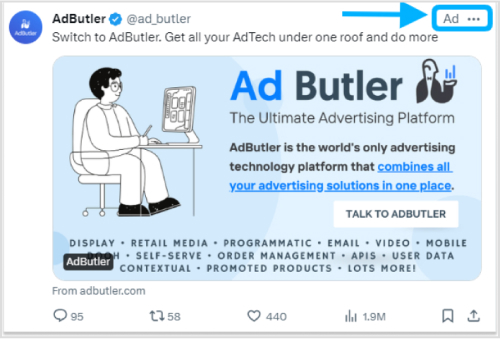 paid social media marketing ad