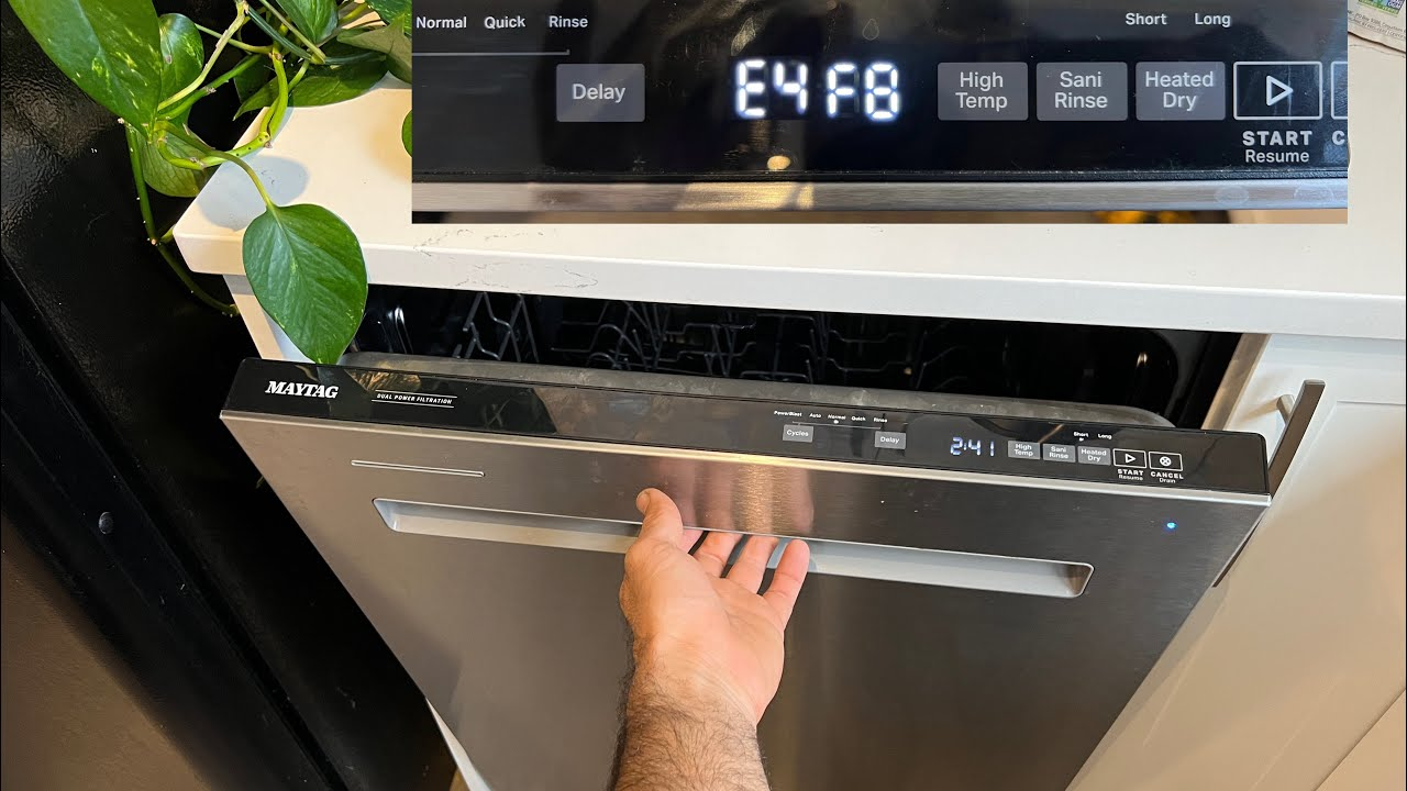 F8E4 maytag dishwasher