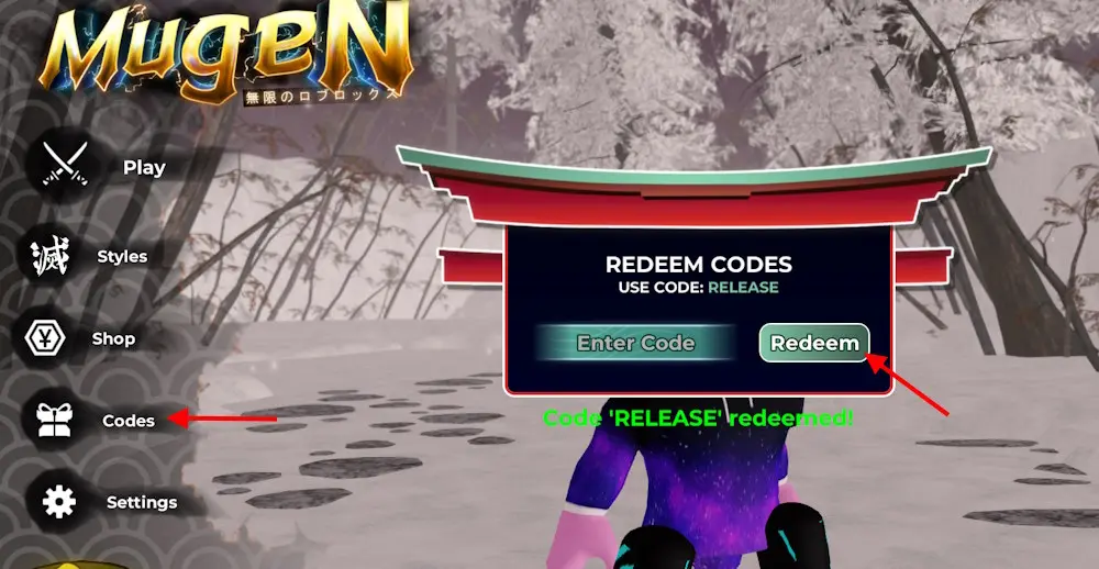Roblox Mugen Code แจก Code (กรกฎาคม 2025) อัปเดตเรื่อยๆ