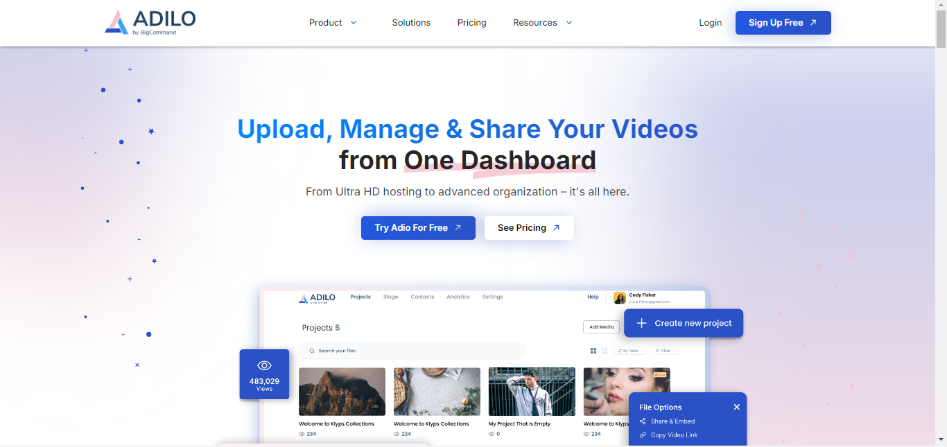 Adilo Offers Unlimited Video Hosting