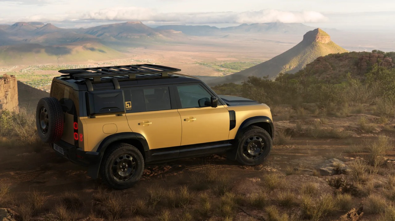 The Defender 110 Trophy Edition blends classic design with modern tech, delivering a unique driving experience across the toughest terrains.