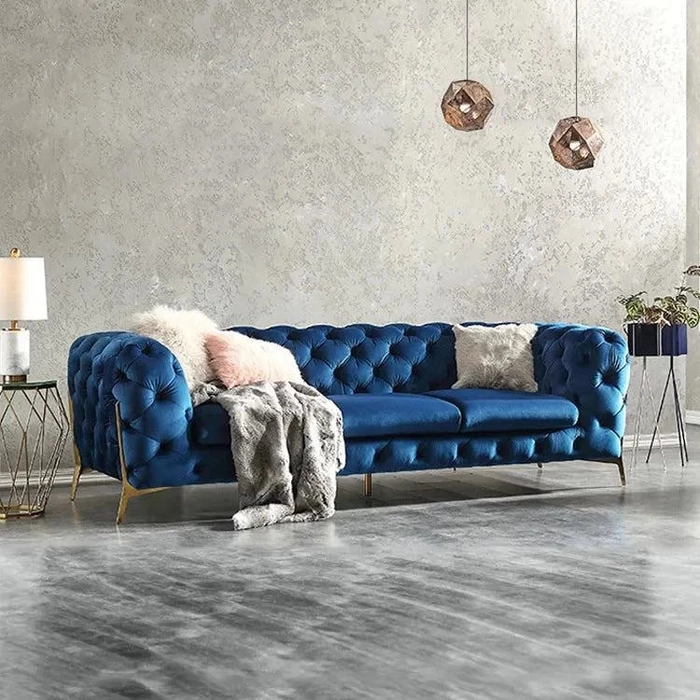 Blue luxury sofa 