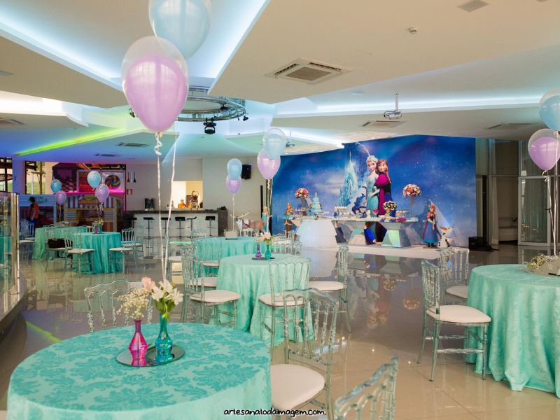 decoração festa infantil da frozen história do filme