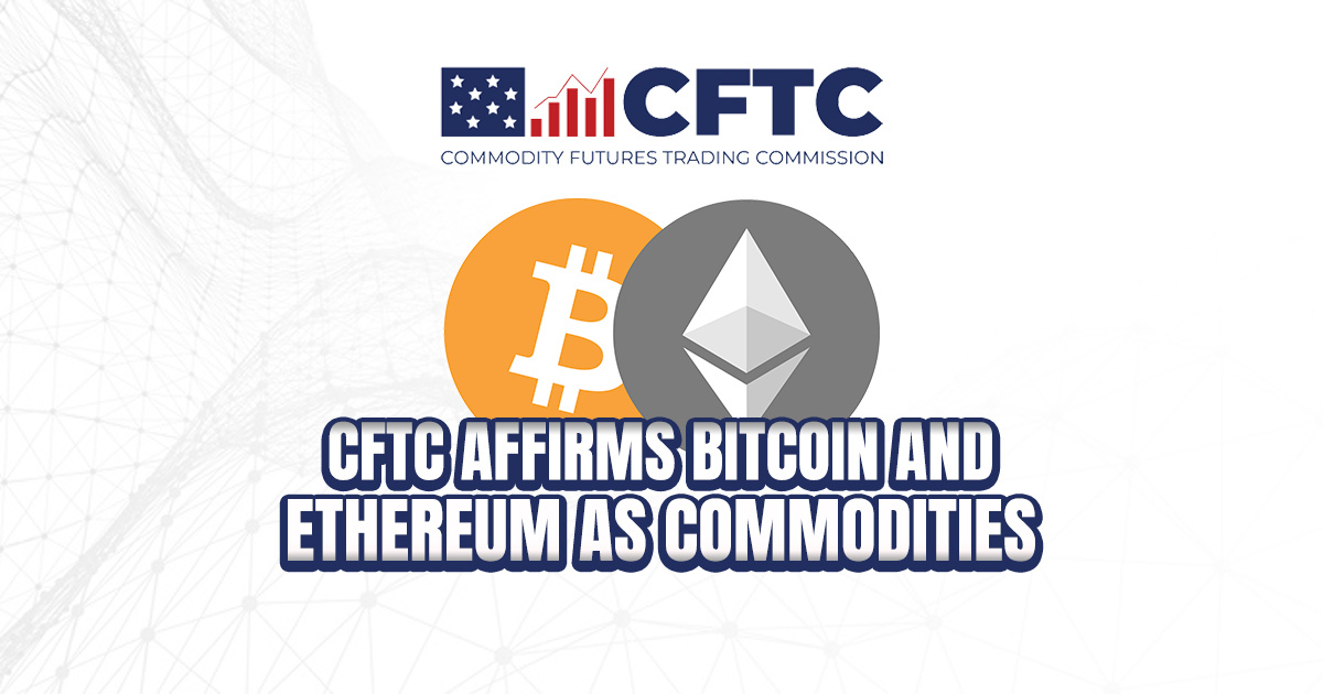 Bitcoin Ethereum Commodities Classification