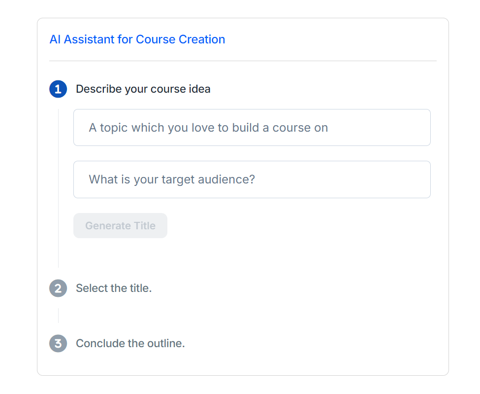 Ai Course Creator Tool