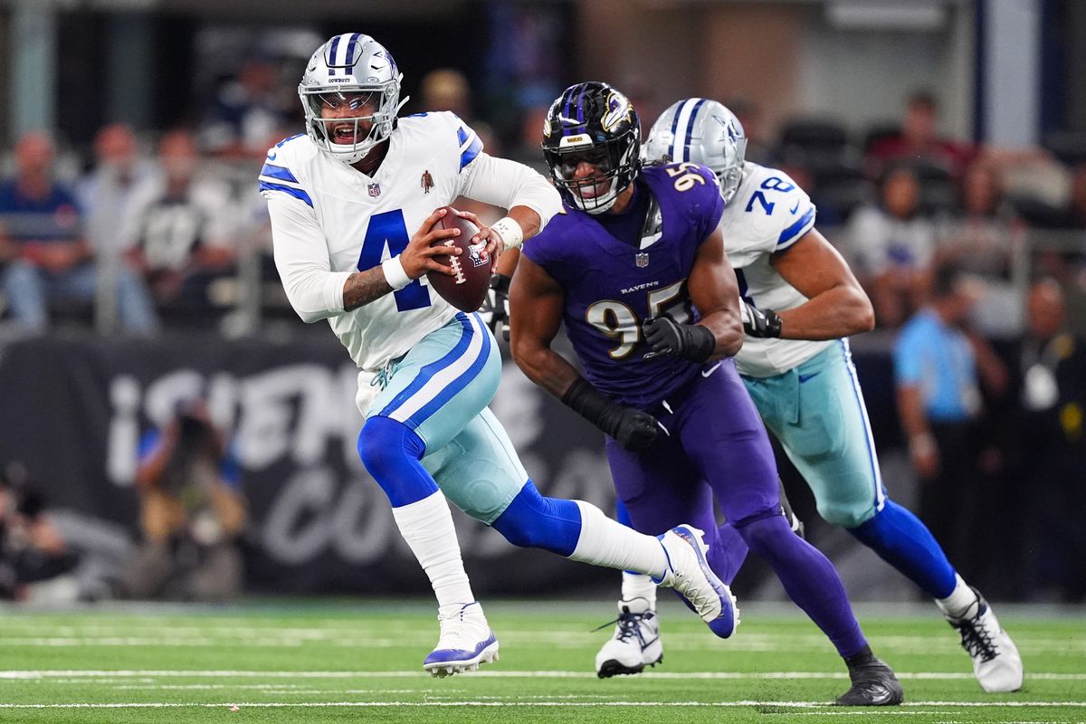 Dallas cowboys vs baltimore ravens match player stats​