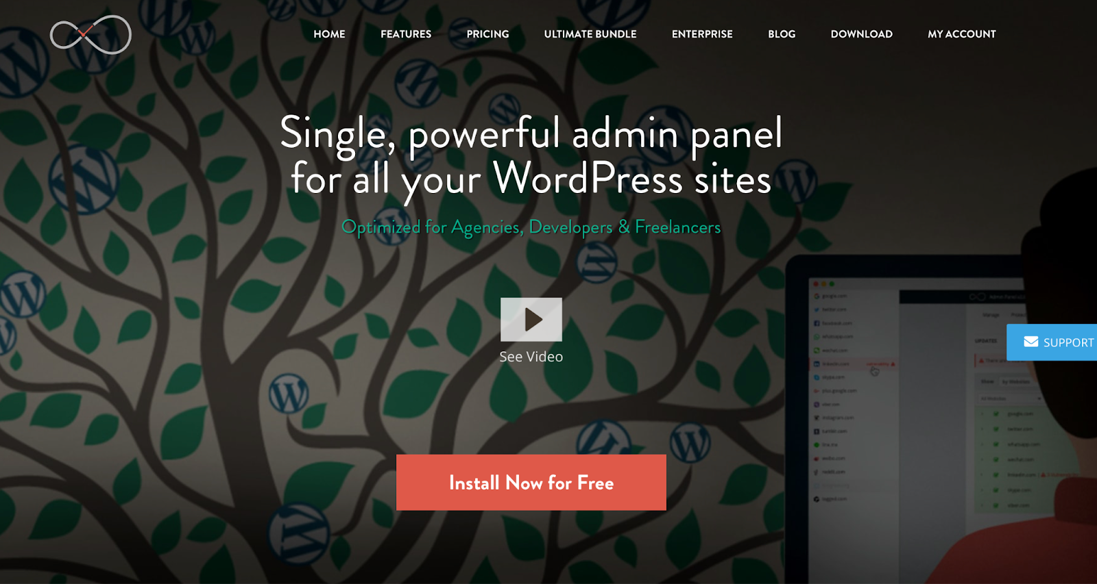 WordPress multisite Plugin - Infinite WP