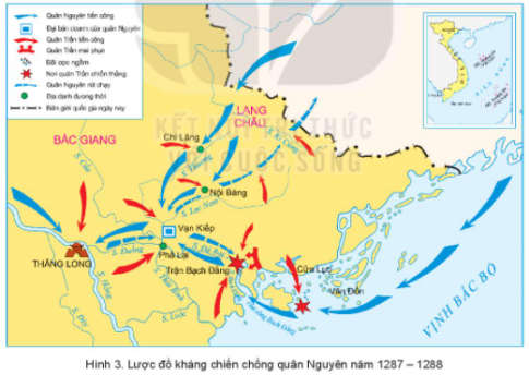 BÀI 14. BA LẦN KHÁNG CHIẾN CHỐNG QUÂN XÂM LƯỢC MÔNG- NGUYÊN1. Cuộc kháng chiến chống quân Mông Cổ năm 1258Câu 1: Dựa vào thông tin trong mục và lược đồ hình 1, hãy trình bày những nét chính của cuộc kháng chiến chống quân Mông Cổ năm 1258.Đáp án chuẩn:1/1258:- 3 vạn quân Mông Cổ xâm lược.- Trận Bình Lệ Nguyên: vua Trần Thái Tông tạm rút lui.- Kế  vườn không nhà trống