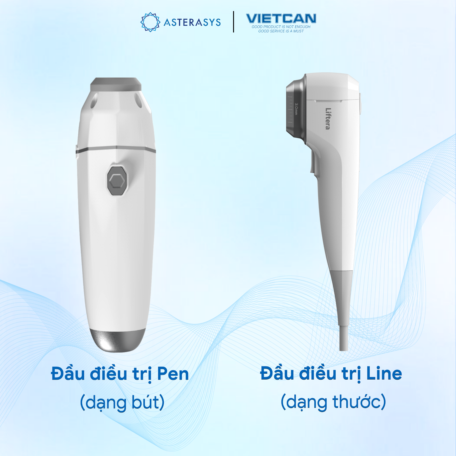 Đầu điều trị Pen và Lift của HIFU Liftera A2 