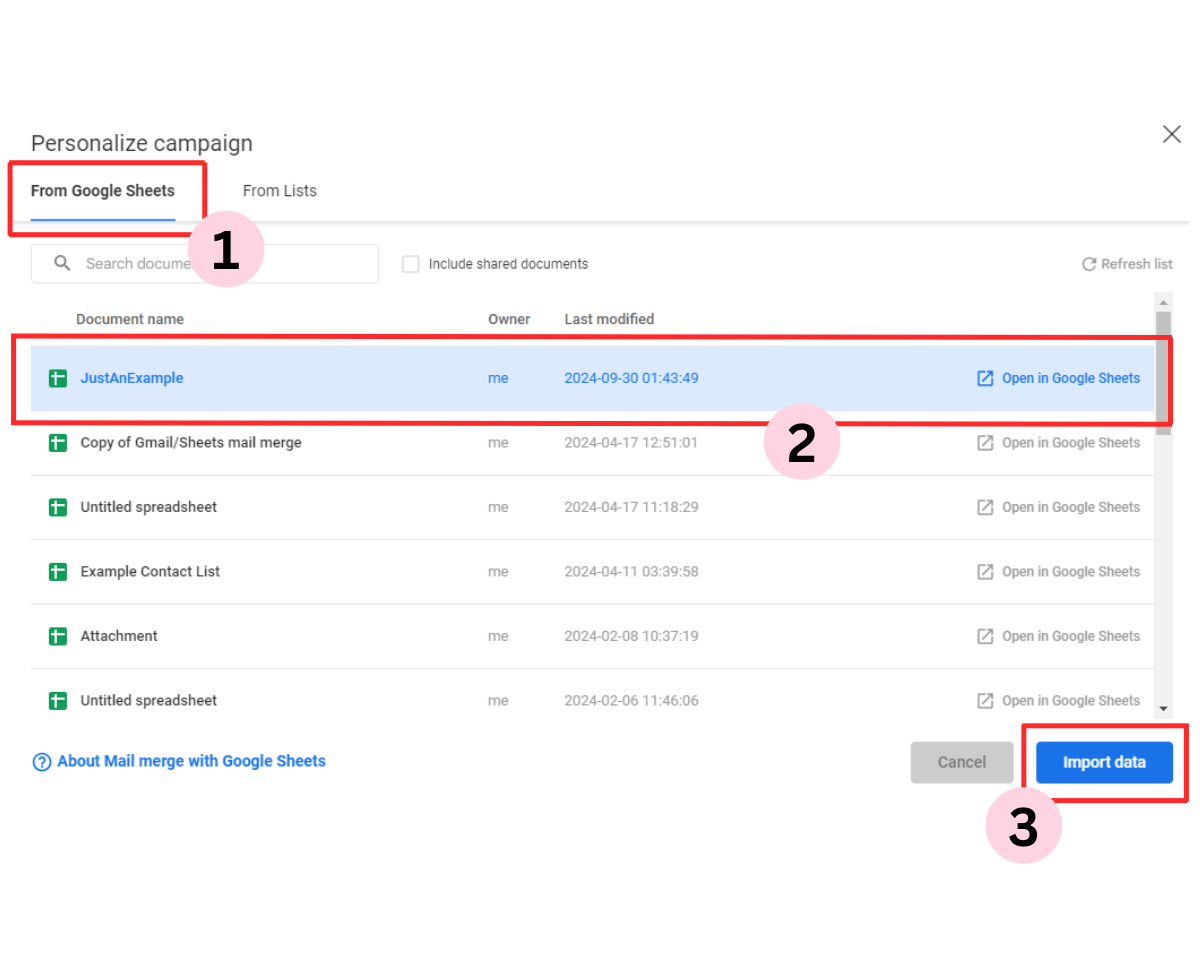 How to use merge tags in Mailsuite: Import your data