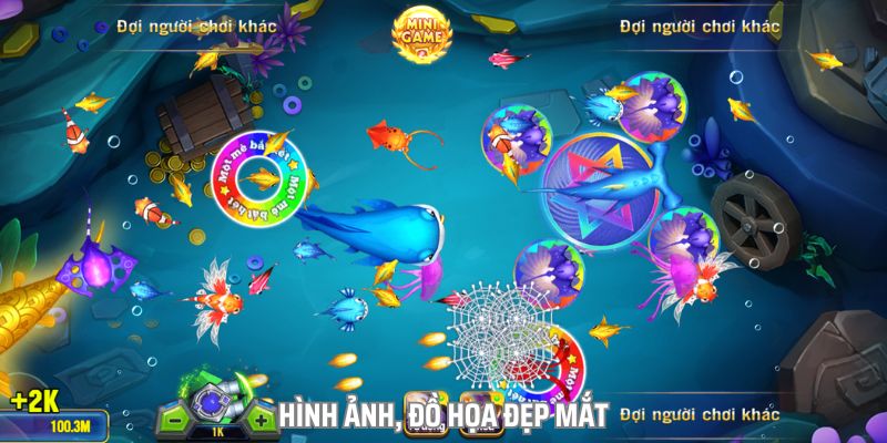 Hình ảnh, đồ họa đẹp mắt là ưu điểm lớn nhất khi nói đến game bắn cá N88