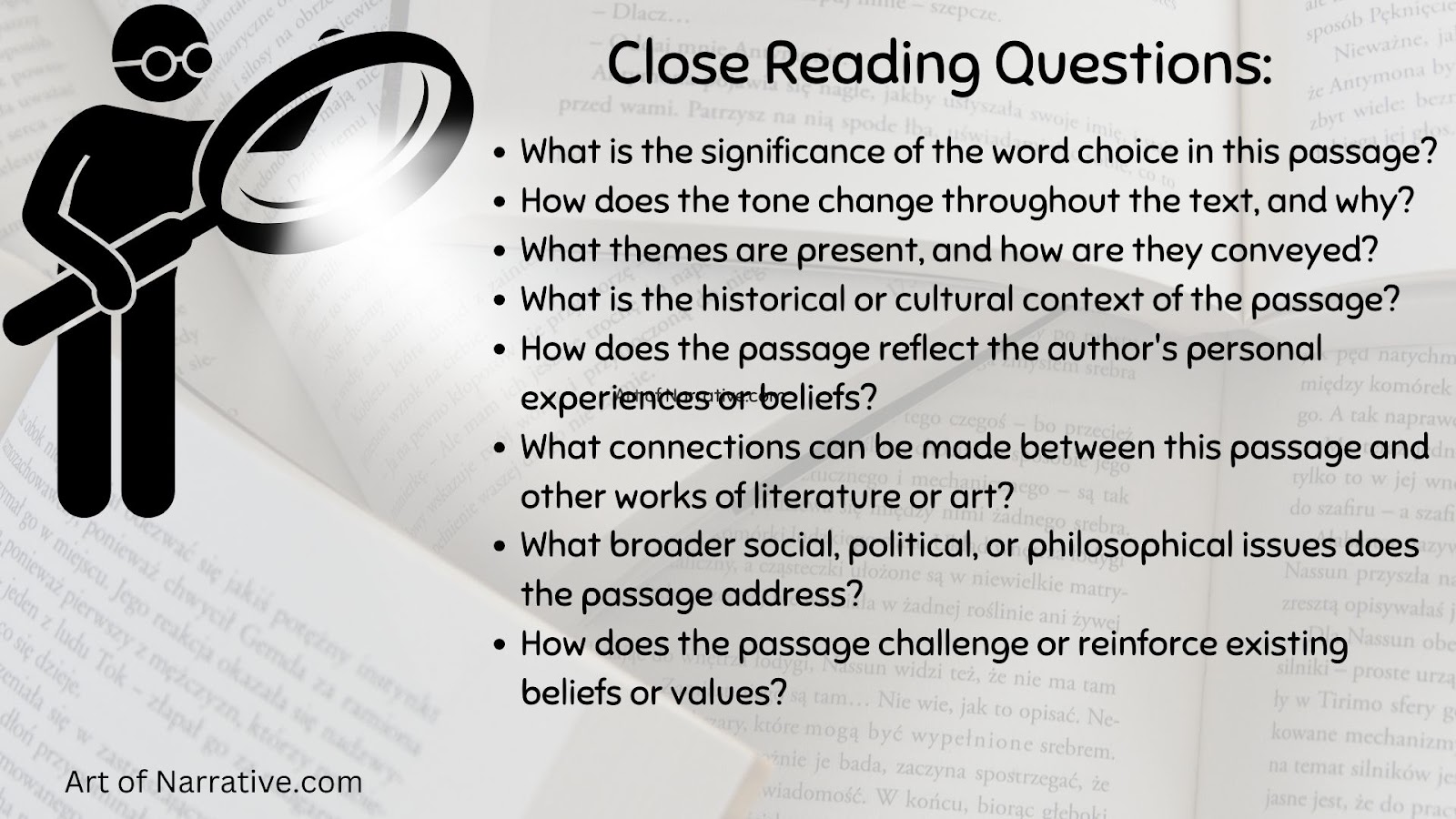 Close Reading Questions