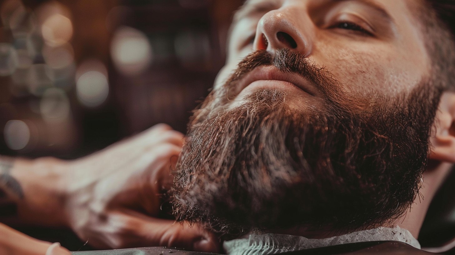 massaging beard, grooming, grow my beard fast