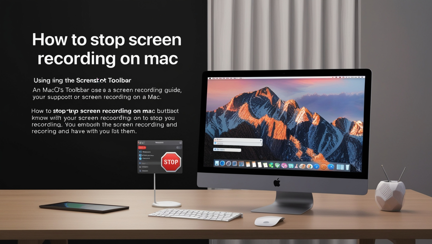 How to Stop Screen Recording on Mac