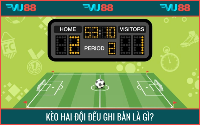 Kèo hai đội đều ghi bàn còn gọi both teams to score