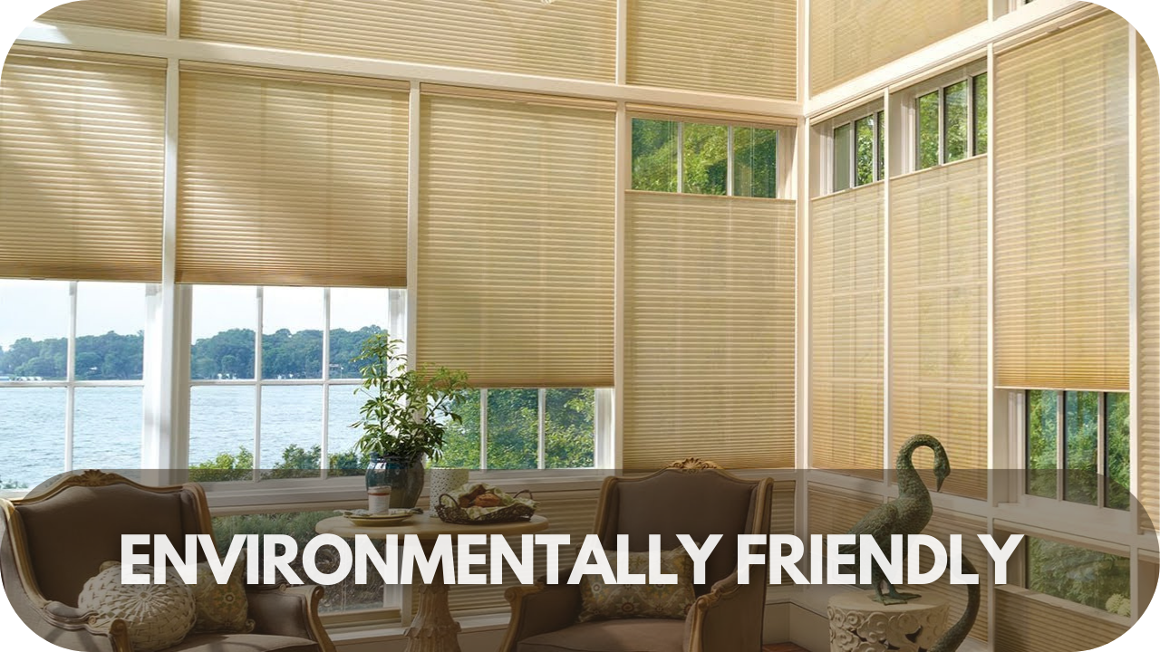 Eco-friendly outdoor blinds