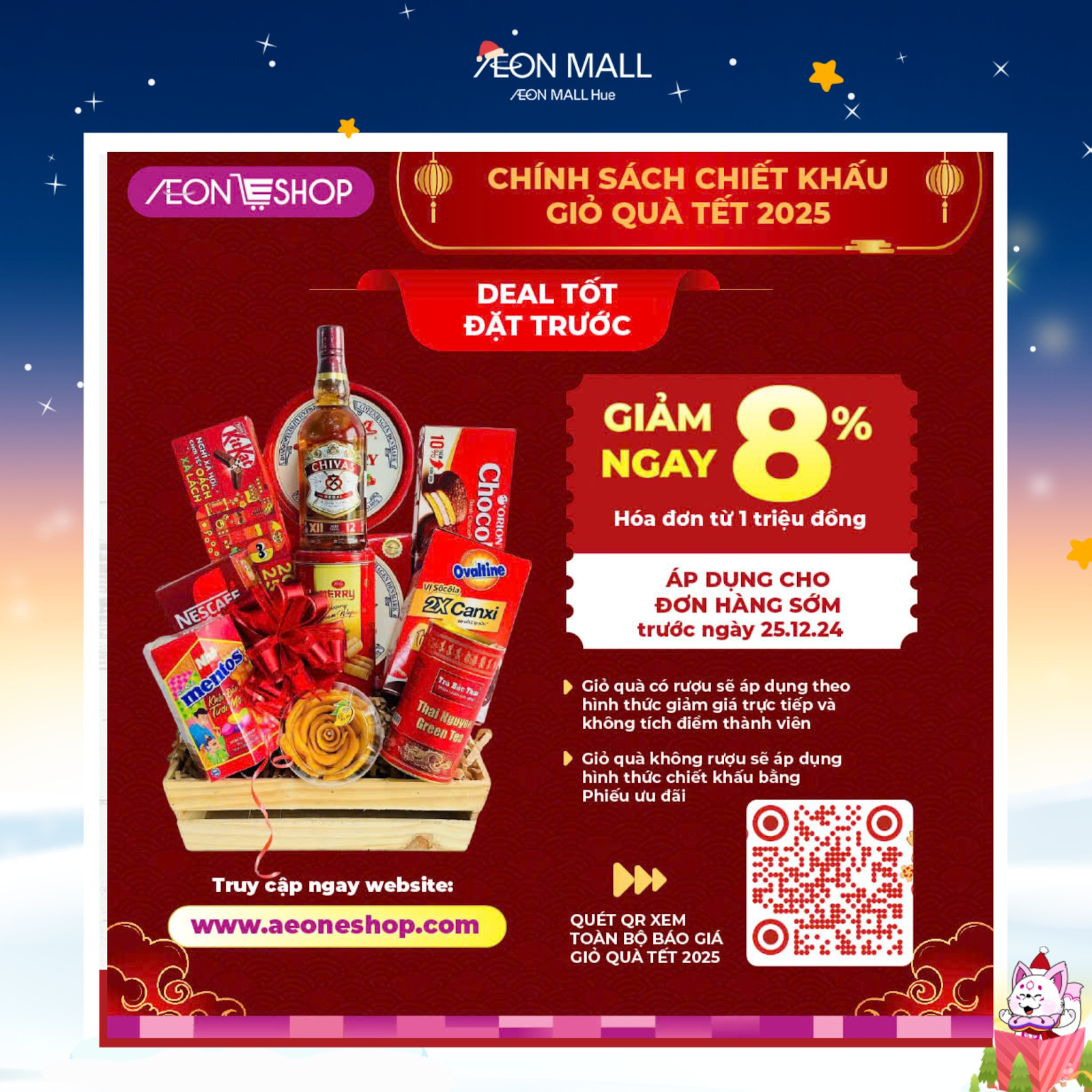 AEON MALL Huế là địa điểm lý tưởng để tìm mua những món quà Tết đặc trưng của Huế