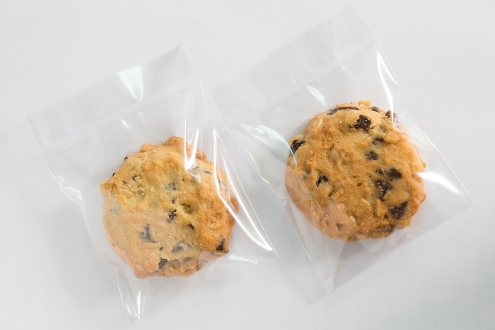 Individually wrapped cookies, perfect for freezing