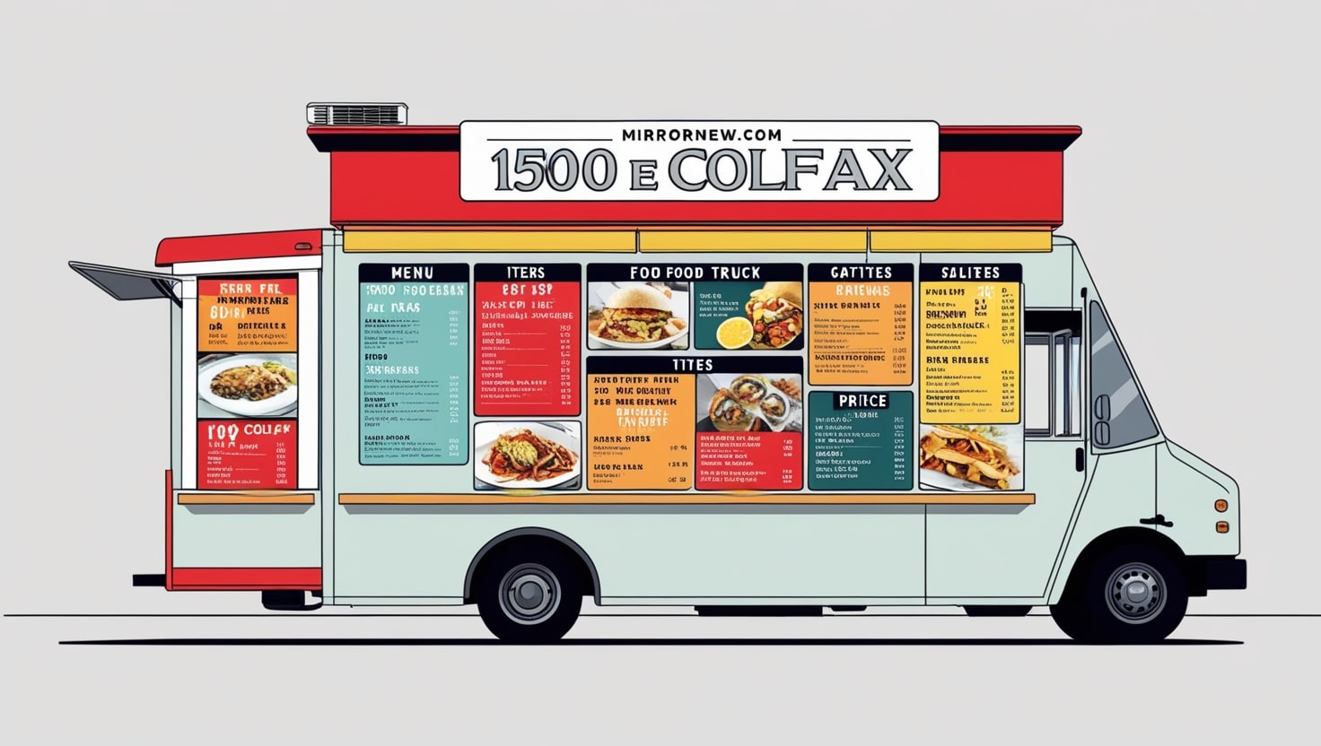 1500 E Colfax Food Truck Menu