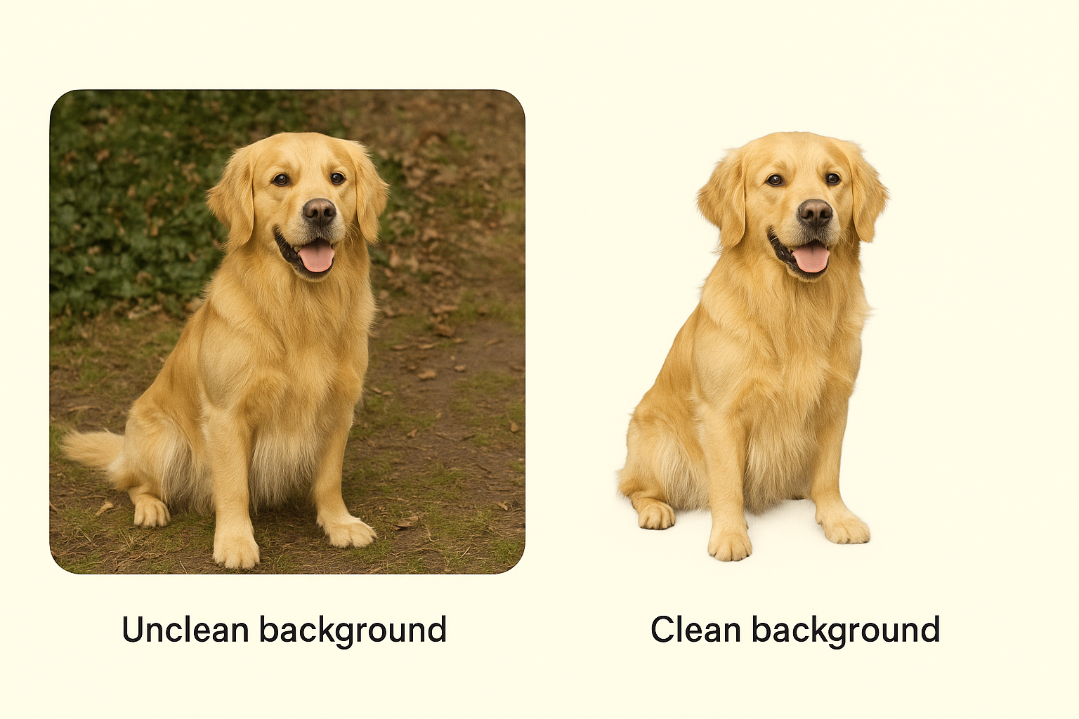 Vector image showing leftover background and artifacts after conversion