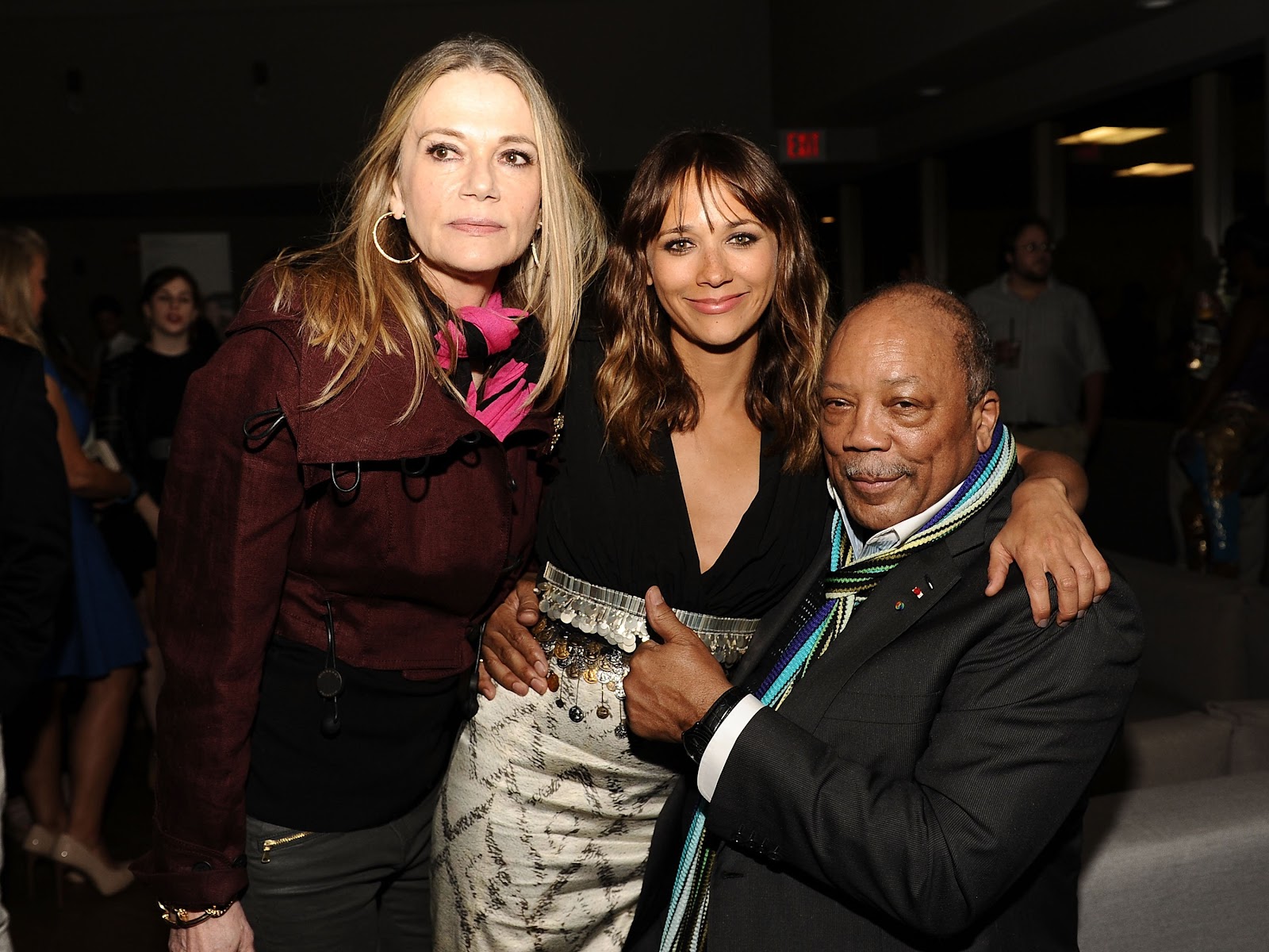 Peggy Lipton, Rashida and Quincy Jones at the after party for 'Celeste And Jesse Forever' at the 2012 Los Angeles Film Festival held at Luxe Hotel in Los Angeles, California on June 21, 2012 | Source: Getty Images