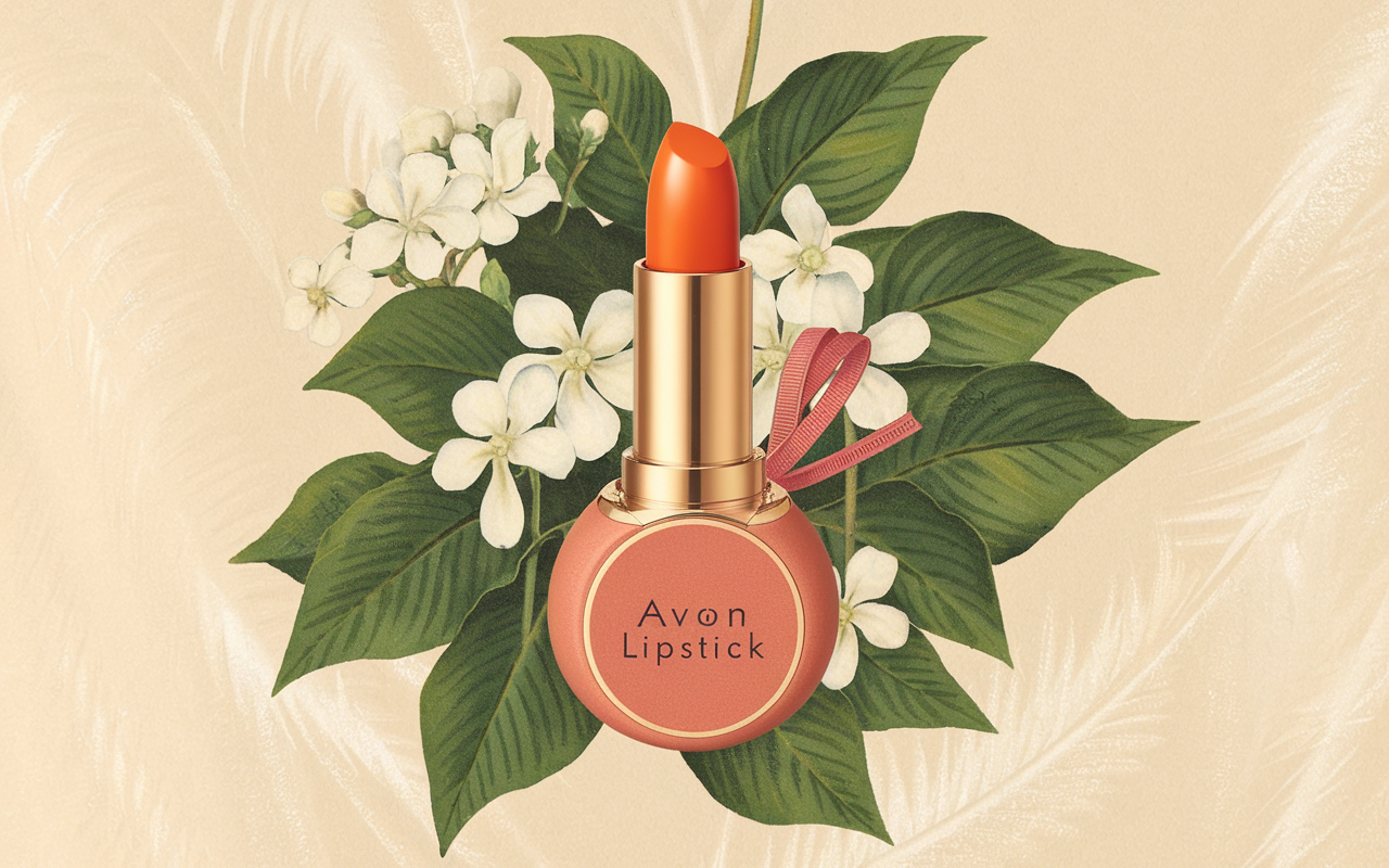 Orange Chiffon Avon Lipstick